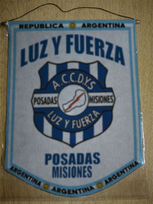 BANDERIN CLUB LUZ Y FUERZA POSADAS
