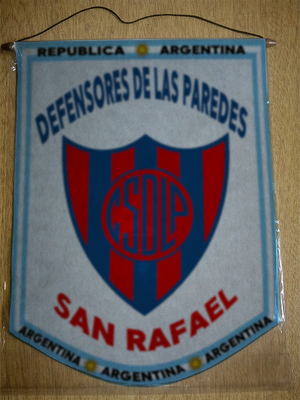 BANDERIN DEFENSORES PAREDES SAN RAFAEL