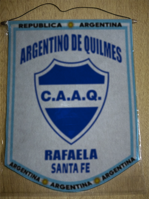 BANDERIN ARGENTINO QUILMES RAFAELA