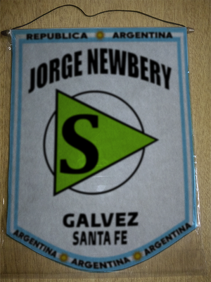BANDERIN JORGE NEWBERY GALVEZ SANTA FE