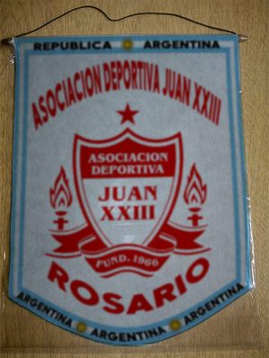 BANDERIN ASOCIACIÓN DEPORTIVA JUAN XXIII (ROSARIO)