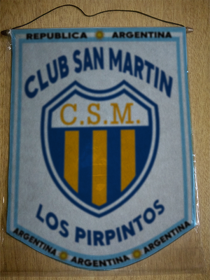 BANDERIN SAN MARTIN LOS PIRPINTOS