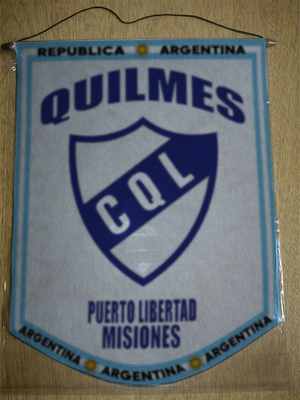 BANDERIN QUILMES PUERTO LIBERTAD