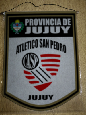 BANDERIN 40CM DORADO ATLETICO SAN PEDRO JUJUY