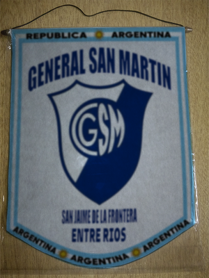 BANDERIN GENERAL SAN MARTIN ENTRE RIOS