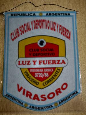 BANDERIN CLUB LUZ Y FUERZA CORRIENTES