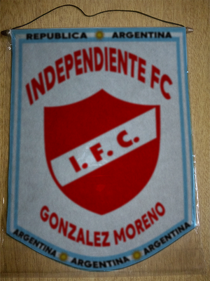 BANDERIN INDEPENDIENTE FC GONZALEZ MORENO