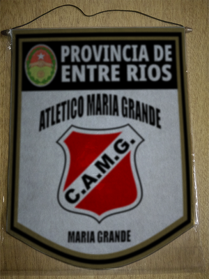 BANDERIN ATLETICO MARIA GRANDE ENTRE RIOS