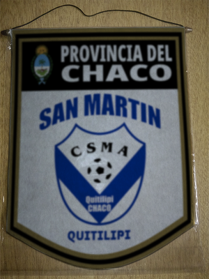 BANDERIN 40CM DORADO SAN MARTIN QUITILIPI