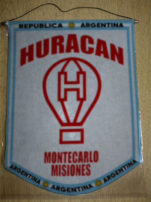 BANDERIN HURACAN DE MONTECARLO