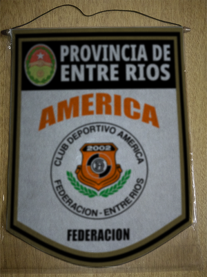BANDERIN AMERICA FEDERACION ENTRE RIOS