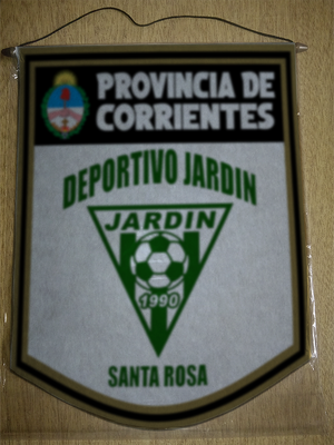 BANDERIN 40CM DORADO DEPORTIVO JARDIN SANTA ROSA