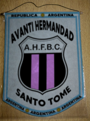 BANDERIN AVANTI HERMANDAD FOOT-BALL CLUB (SANTO TOMÉ)