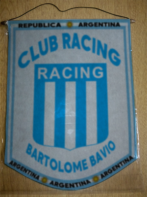 BANDERIN RACING DE BARTOLOME BAVIO