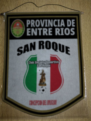 BANDERIN SAN ROQUE CONCEPCION URUGUAY