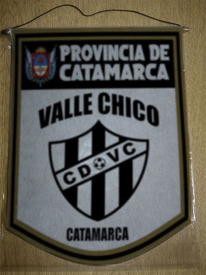 BANDERIN 40 CM DORADO CLUB DEPORTIVO VALLE CHICO