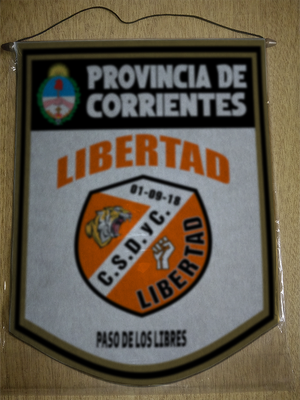 BANDERIN 40CM DORADO LIBERTAD PASO DE LOS LIBRES