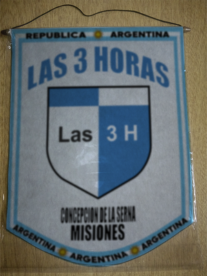 BANDERIN LAS TRES HORAS CONCEPCION DE LA SERNA