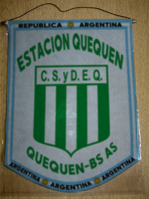 BANDERIN CLUB ESTACION QUEQUEN