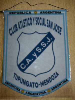 BANDERIN CLUB SAN JOSE TUPUNGATO MENDOZA