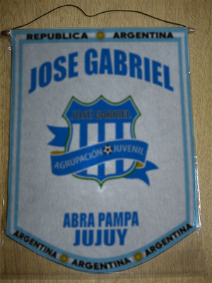 BANDERIN JOSE GABRIEL ABRA PAMPA JUJUY