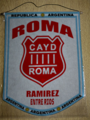BANDERIN CLUB ROMA RAMIREZ ENTRE RIOS