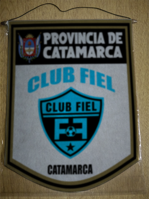BANDERIN 40 CM DORADO CLUB FIEL