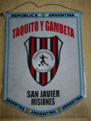 BANDERIN TAQUITO Y GAMBETA SAN JAVIER