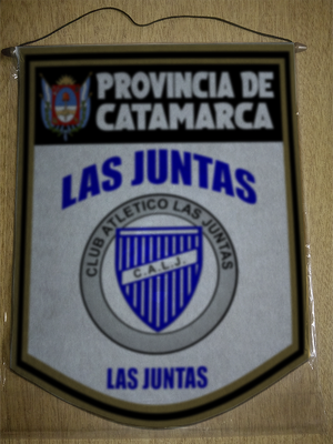 BANDERIN 40 CM DORADO CLUB LAS JUNTAS