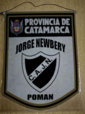 BANDERIN 40 CM DORADO JORGE NEWBERY POMAN