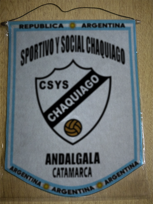 BANDERIN SPORTIVO SOCIAL CHAQUIAGO ANDALGALA