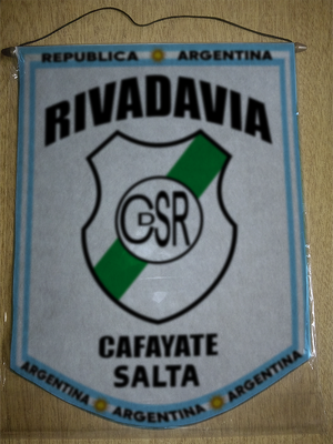 BANDERIN RIVADAVIA CAFAYATE SALTA
