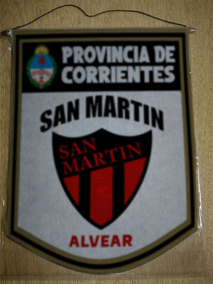 BANDERIN 40CM DORADO SAN MARTIN ALVEAR