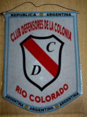 BANDERIN DEFENSORES DE LA COLONIA RIO COLORADO