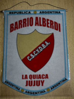 BANDERIN BARRIO ALBERDI LA QUIACA JUJUY