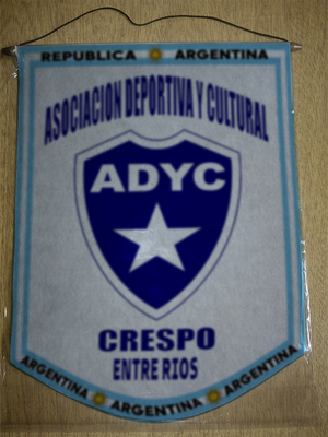 BANDERIN ADYC CULTURAL CRESPO ENTRE RIOS