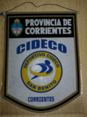 BANDERIN 40CM DORADO DEPORTIVO CIDECO SAN BENITO