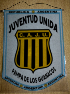 BANDERIN JUVENTUD UNIDA PAMPA GUANACOS