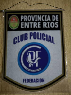 BANDERIN CLUB POLICIAL FEDERACION ENTRE RIOS