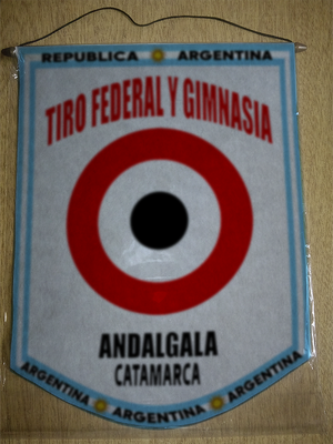 BANDERIN TIRO FEDERAL Y GIMNASIA ANDALGALA