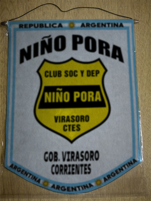 BANDERIN NIÑO PORA VIRASORO