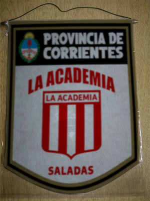 BANDERIN 40CM DORADO LA ACADEMIA SALADAS
