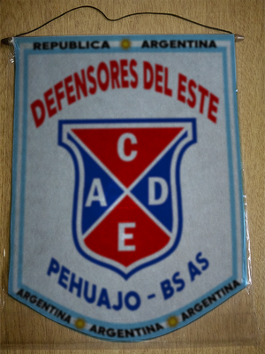 BANDERIN DEFENSORES DEL ESTE PEHUAJO
