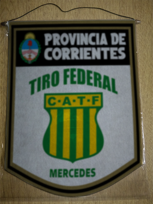 BANDERIN 40CM DORADO TIRO FEDERAL MERCEDES