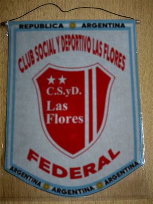 BANDERIN CLUB LAS FLORES FEDERAL