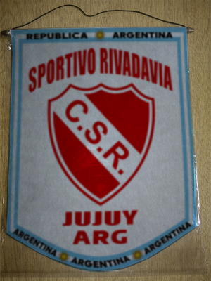 BANDERIN SPORTIVO RIVADAVIA EL CARMEN JUJUY