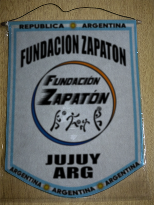 BANDERIN FUNDACION ZAPATON JUJUY