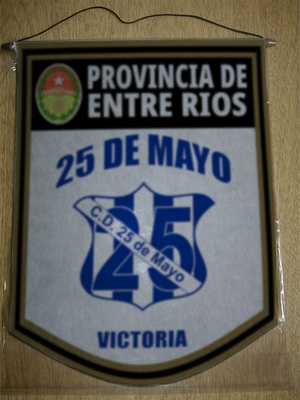 BANDERIN 25 DE MAYO VICTORIA ENTRE RIOS