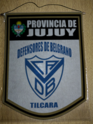 BANDERIN 40CM DORADO DEFENSORES DE BELGRANO TILCARA JUJUY