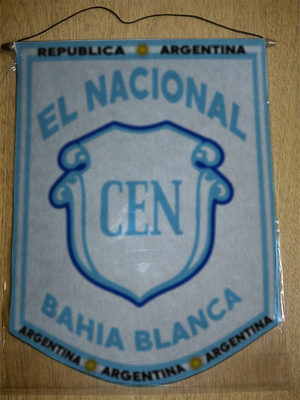 BANDERIN CLUB EL NACIONAL BAHIA BLANCA